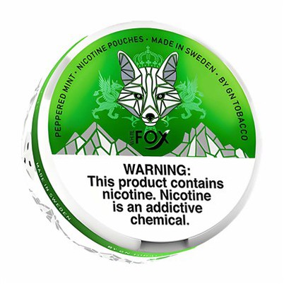 White Fox Peppered Mint Nikotin Sak